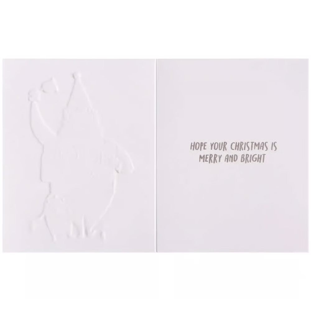 Santa With Bell 10Ct Boxed Christmas Cards