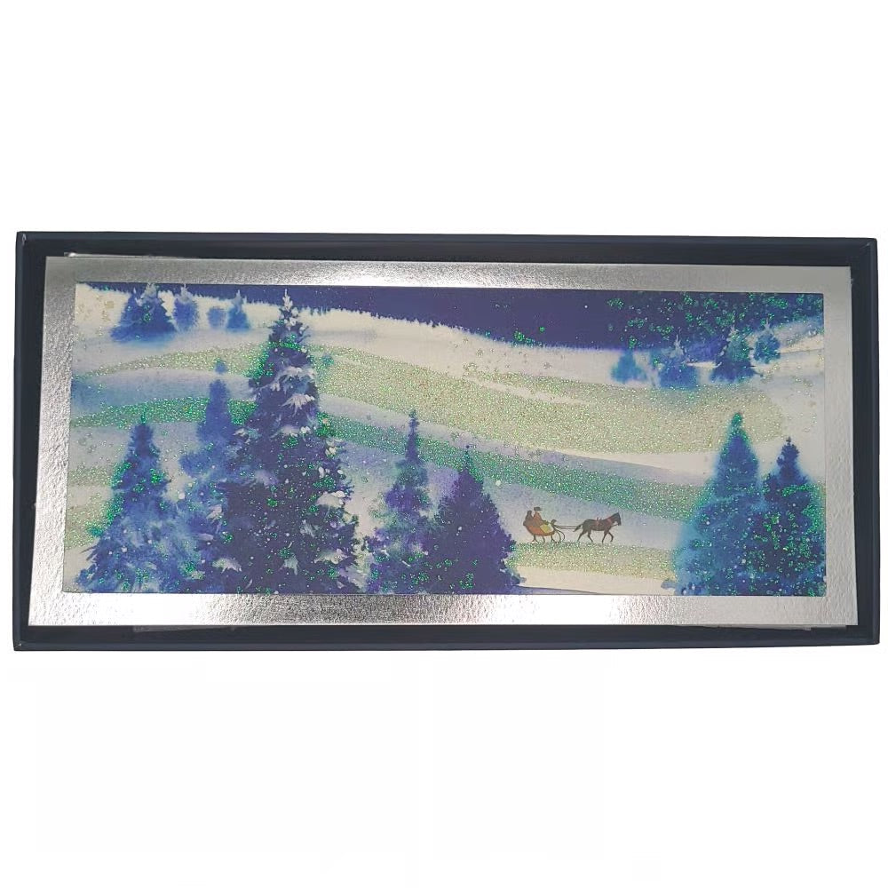 Horse Drawn Sleigh Scene Boxed Christmas Cards