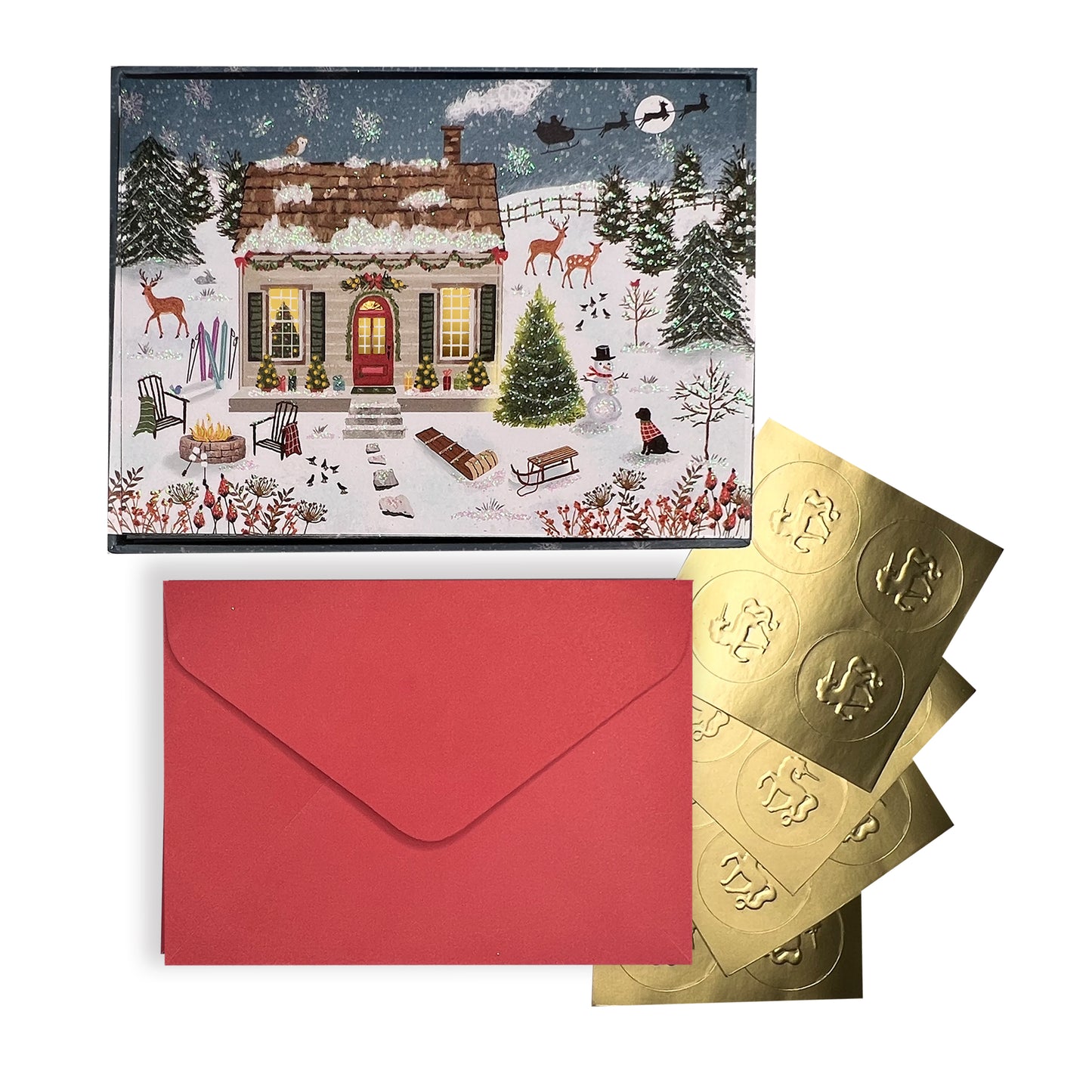 Cottage at Christmas 20ct Boxed Christmas Cards