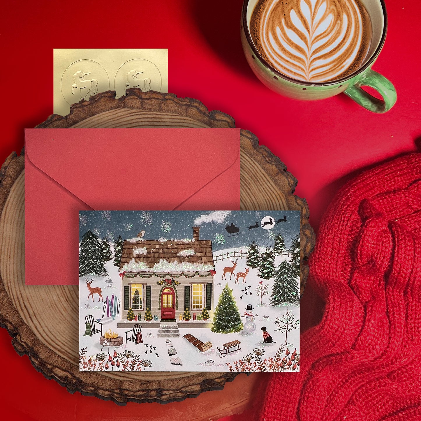 Cottage at Christmas 20ct Boxed Christmas Cards