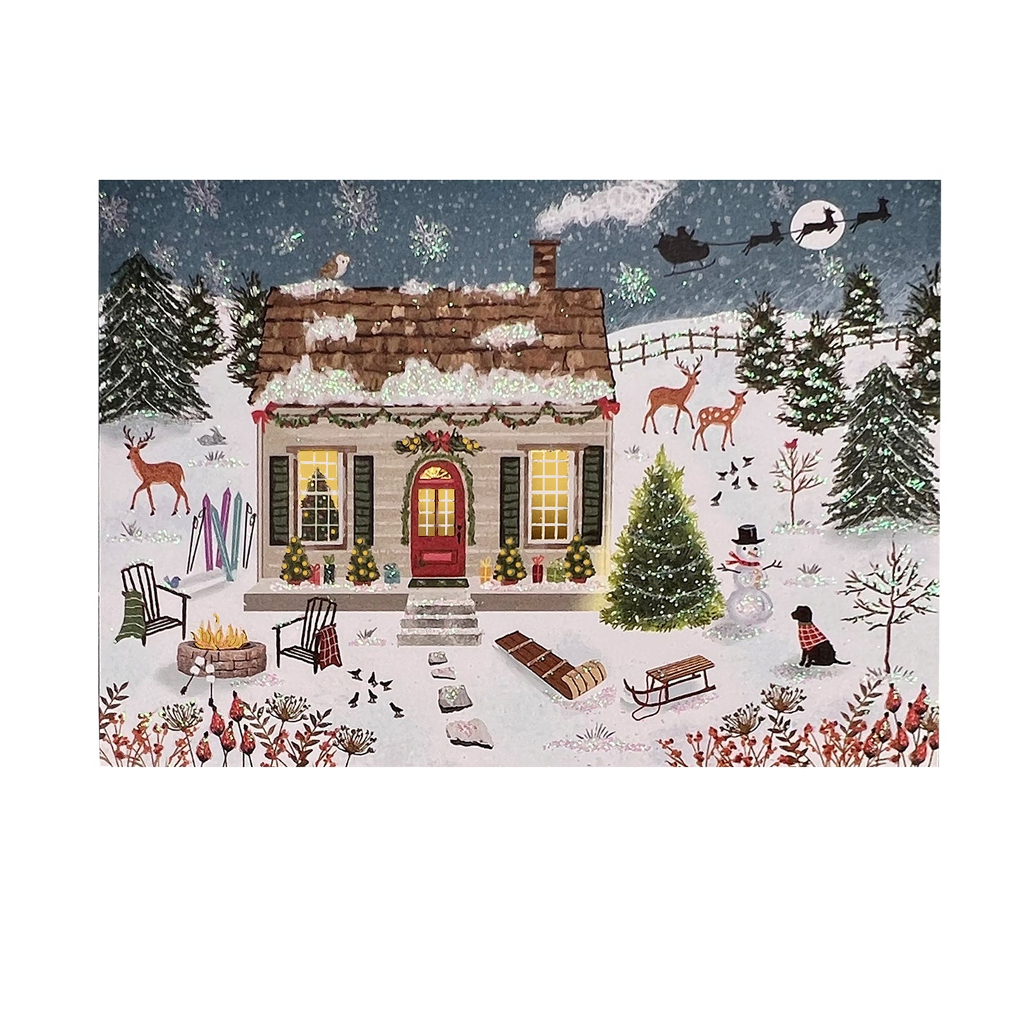 Cottage at Christmas 20ct Boxed Christmas Cards