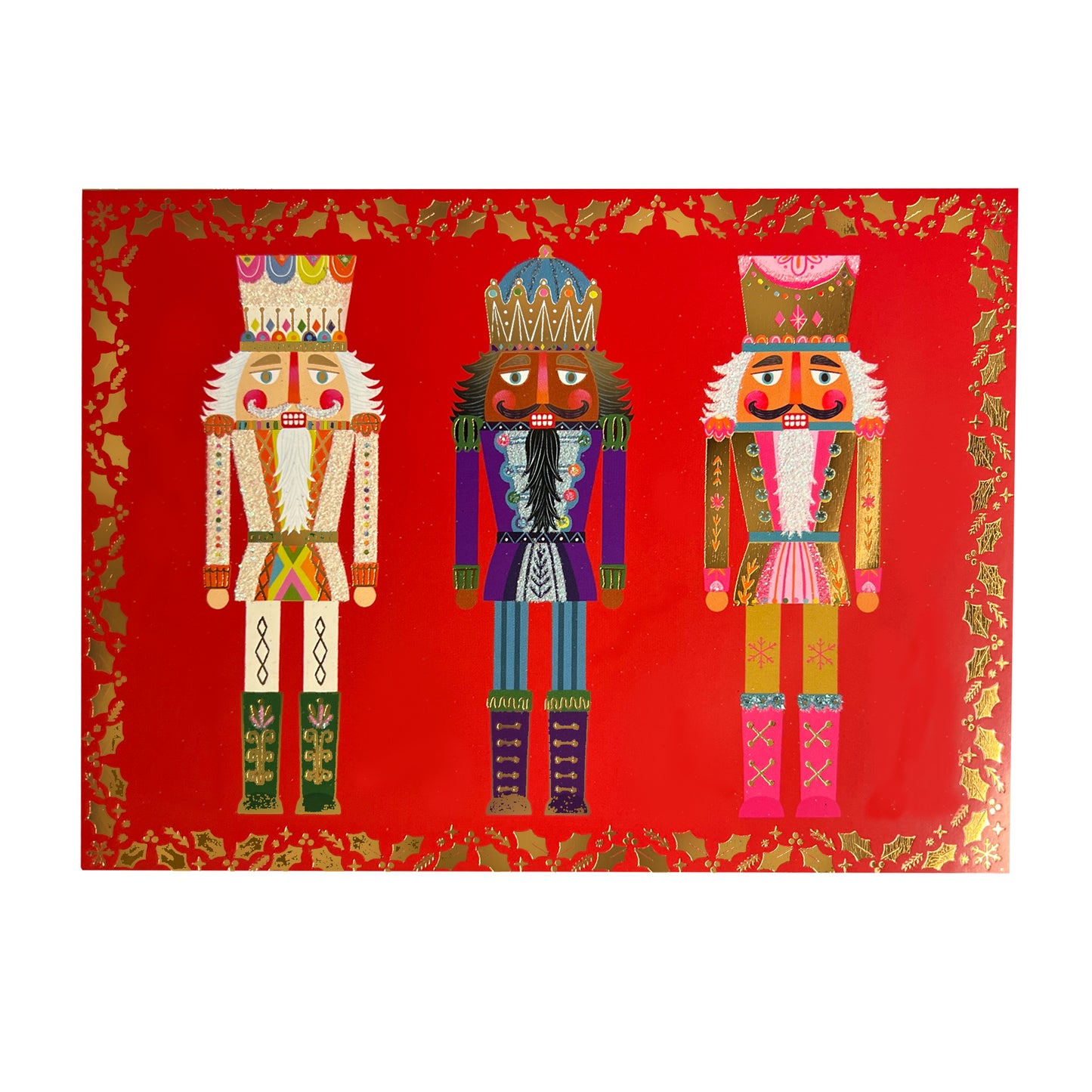 Row of Nutcrackers 20ct Boxed Christmas Cards