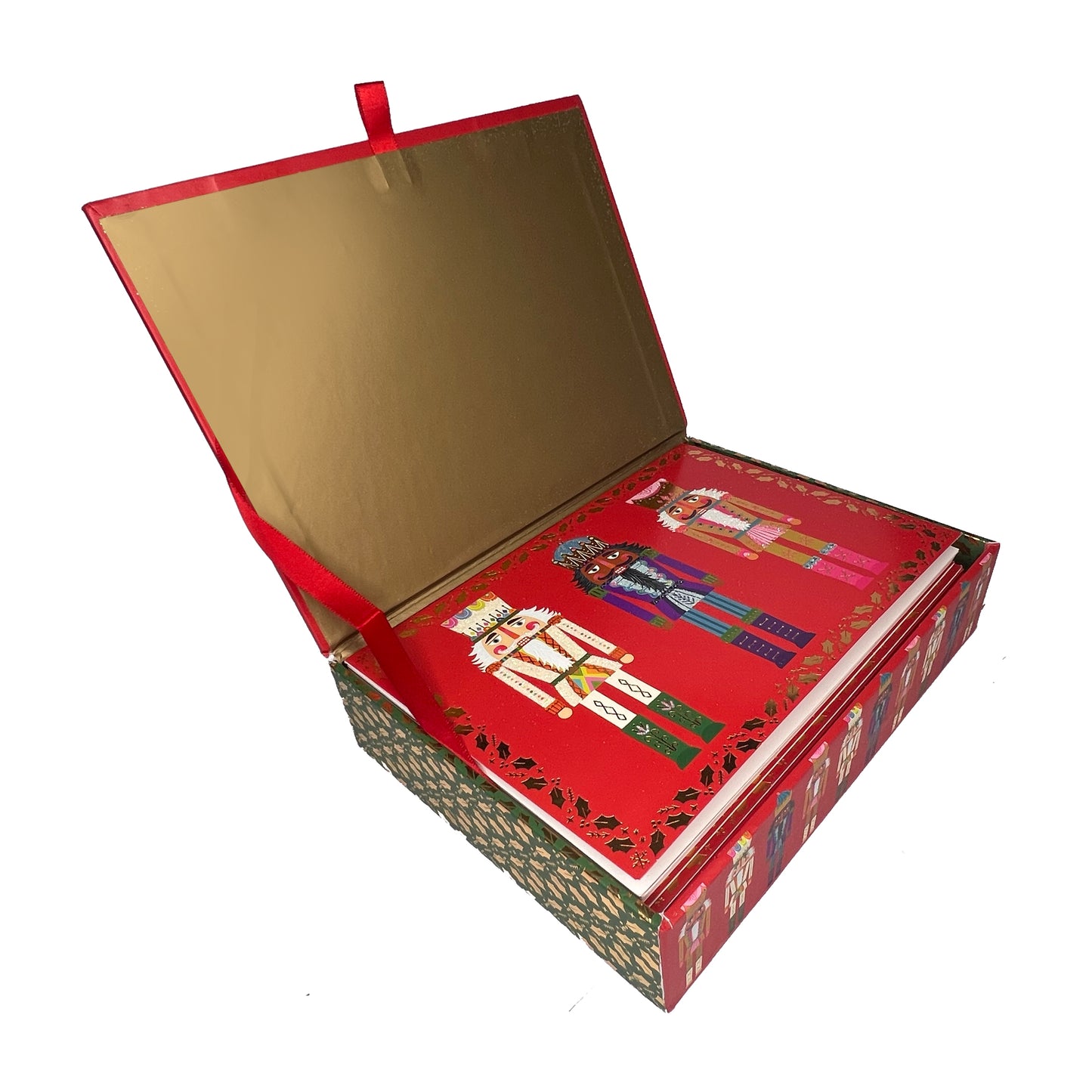 Row of Nutcrackers 20ct Boxed Christmas Cards