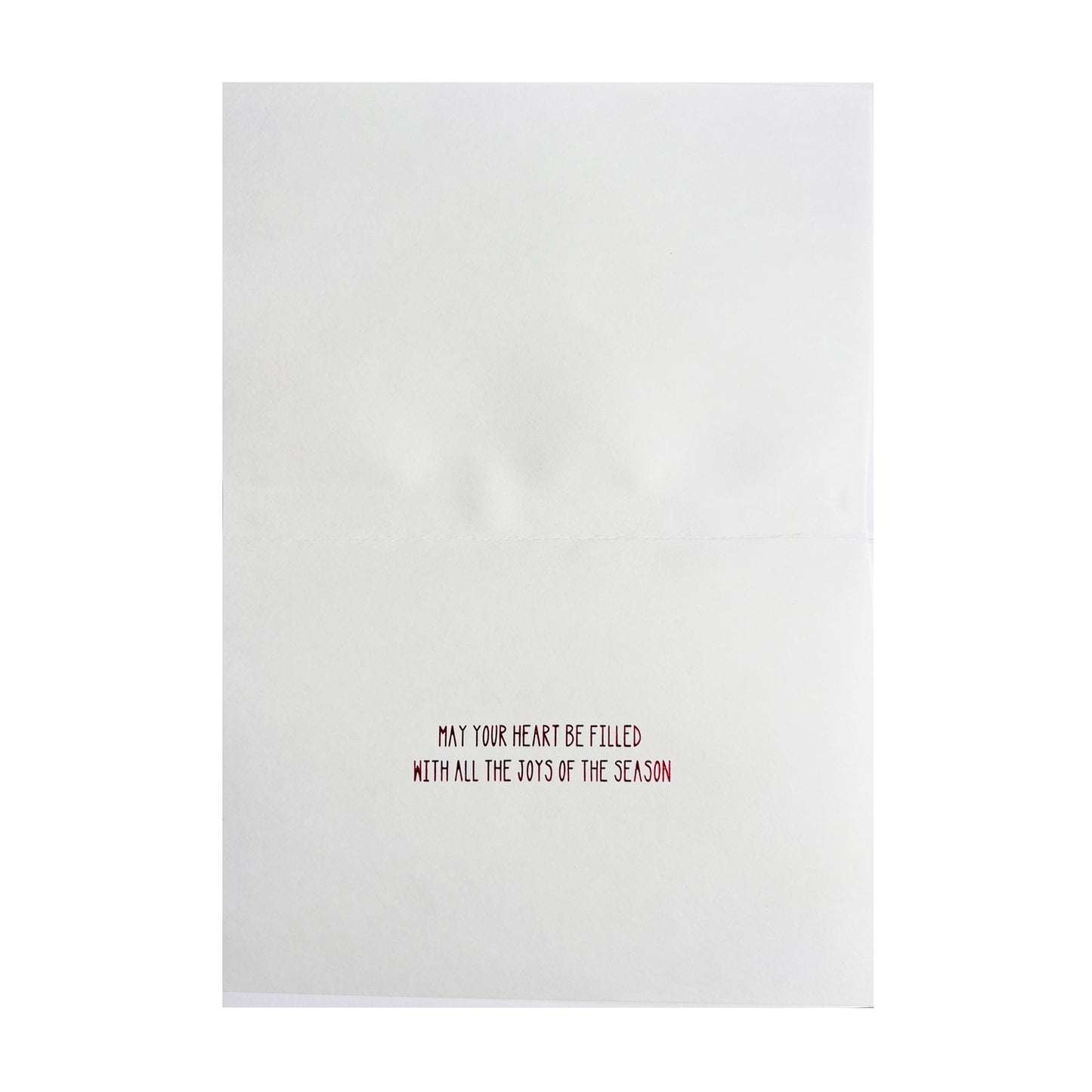 Penguin Riding in Snow Christmas Card