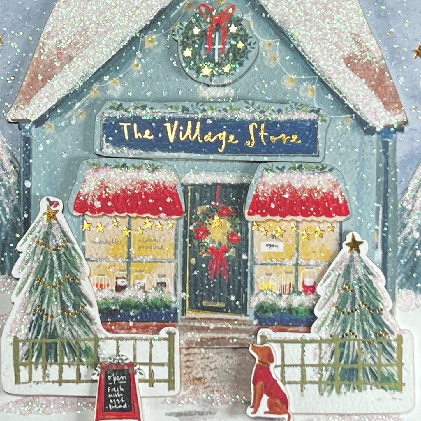 Village Store Christmas Card