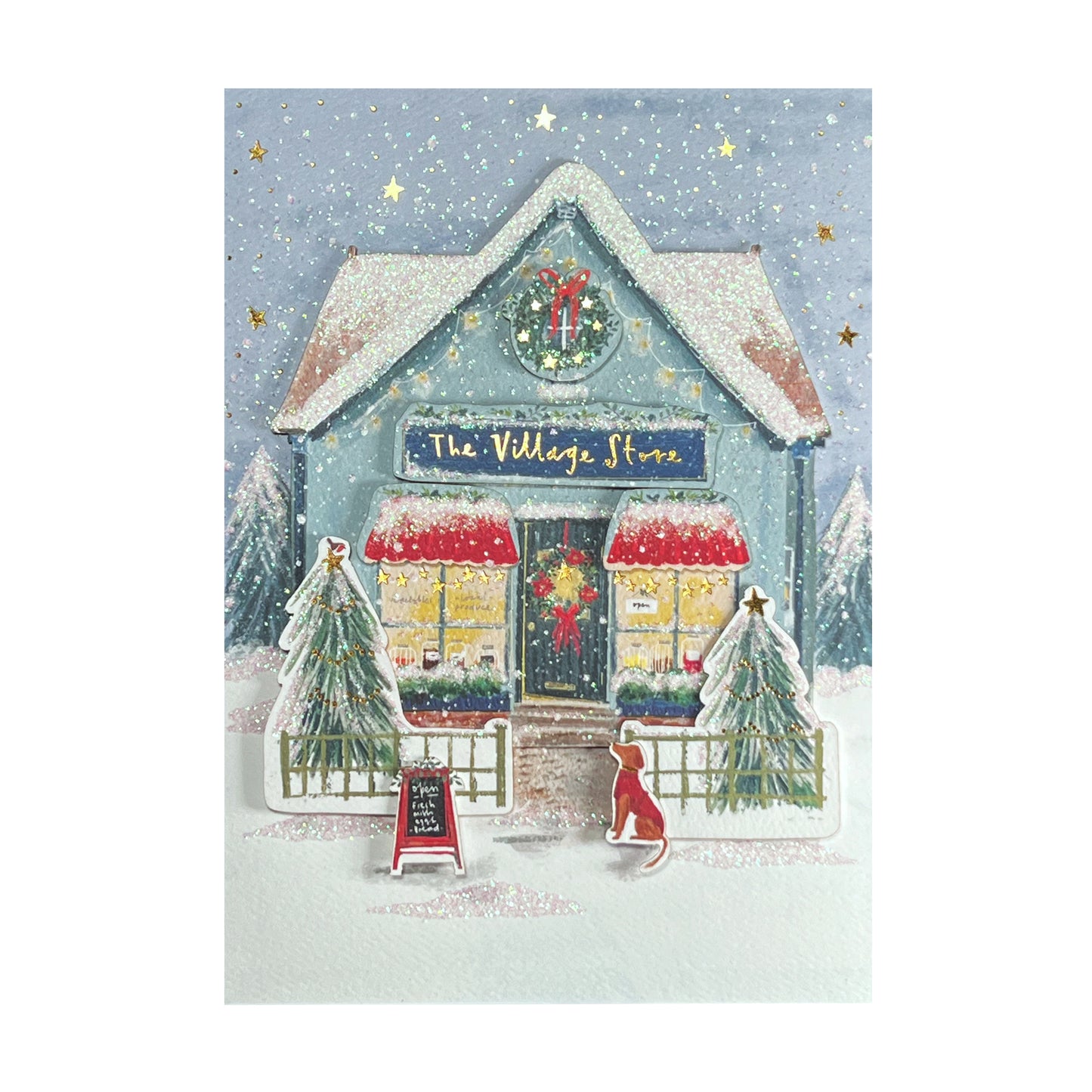 Village Store Christmas Card