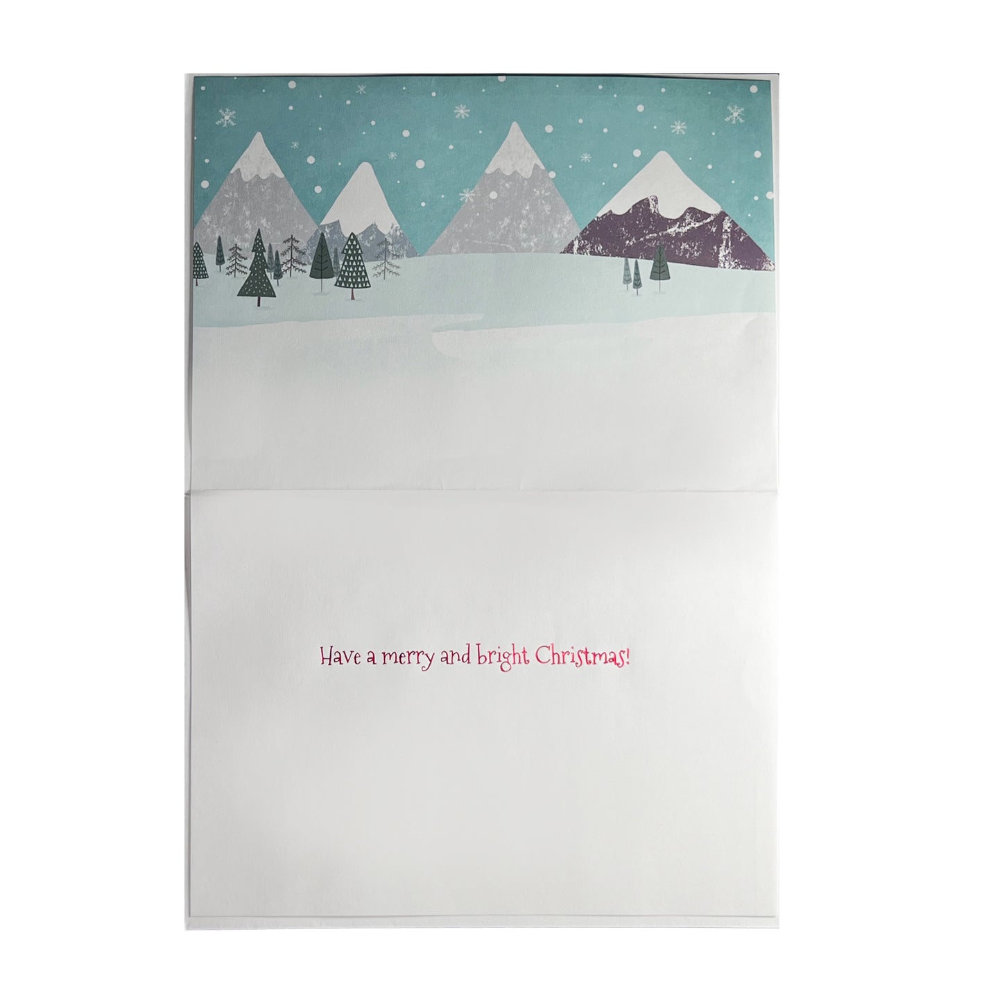 Santa in Car Christmas Card