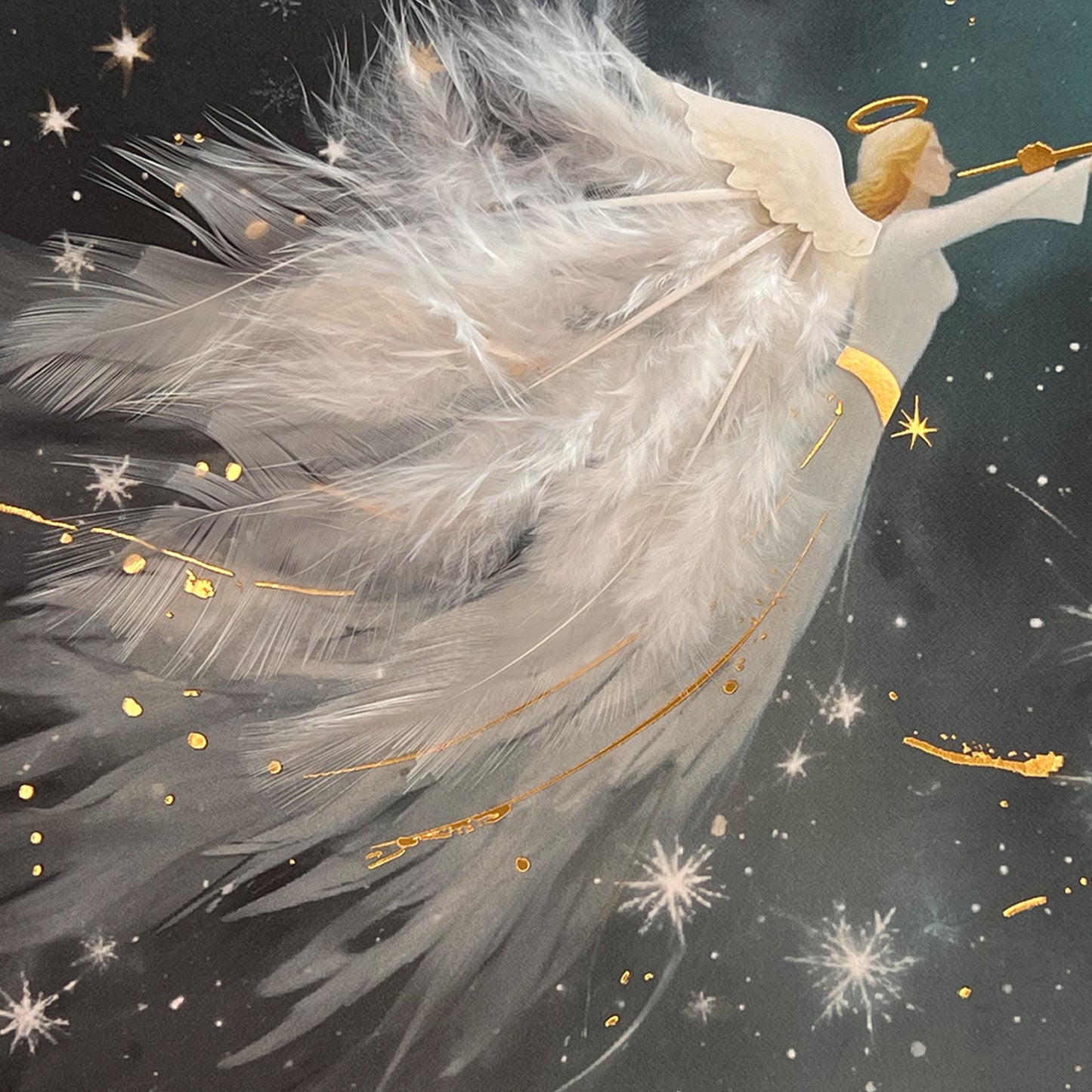 Elegant Angel Christmas Card