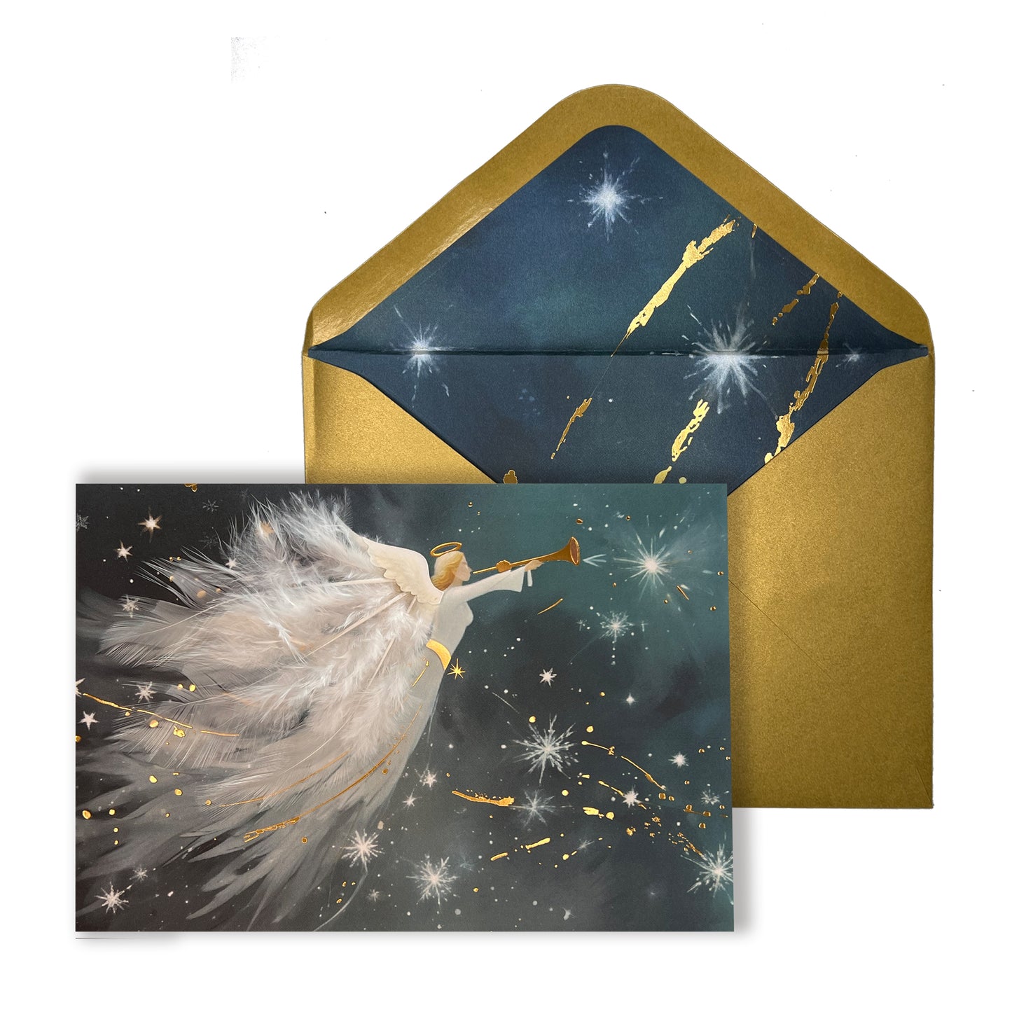 Elegant Angel Christmas Card