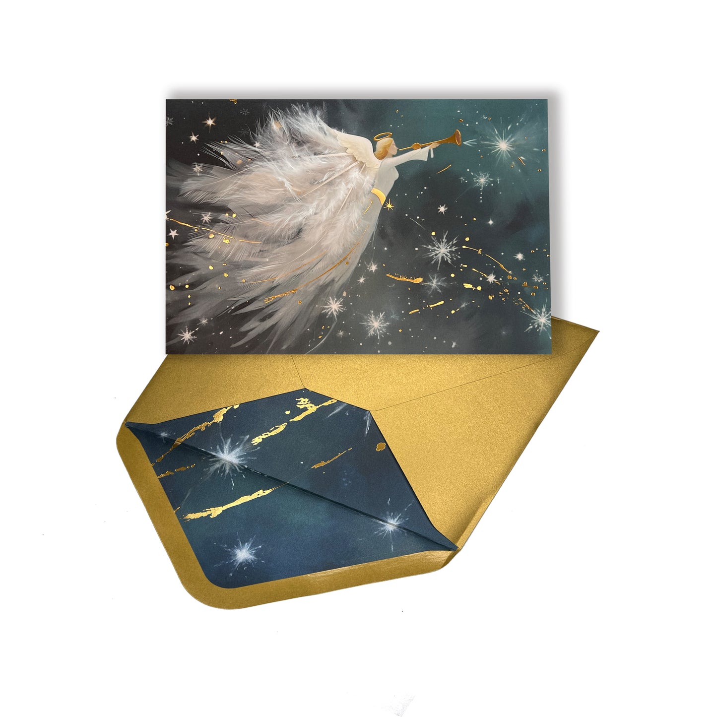 Elegant Angel Christmas Card