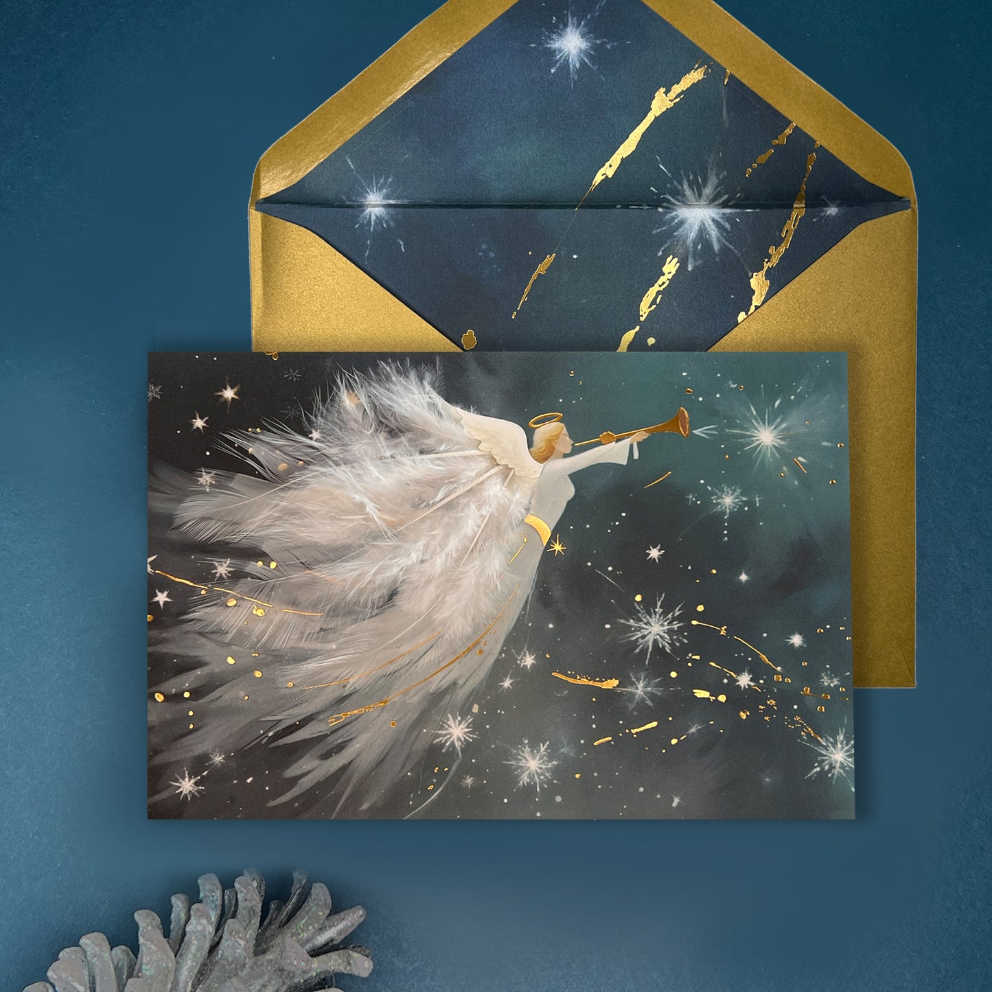 Elegant Angel Christmas Card