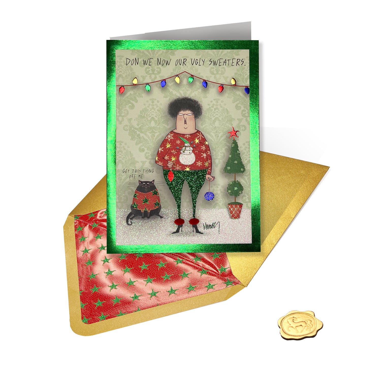 Ugly Sweaters Christmas Card