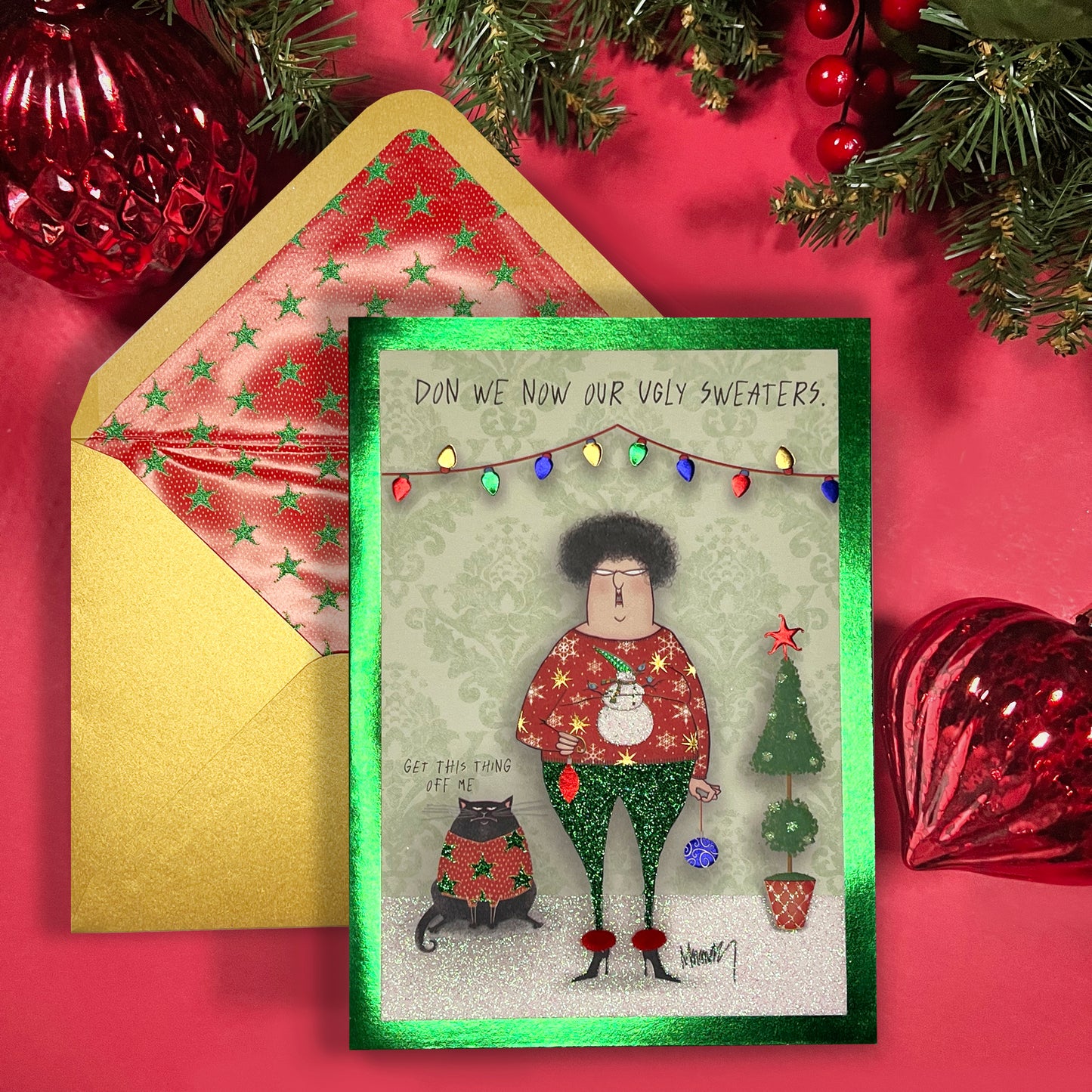 Ugly Sweaters Christmas Card