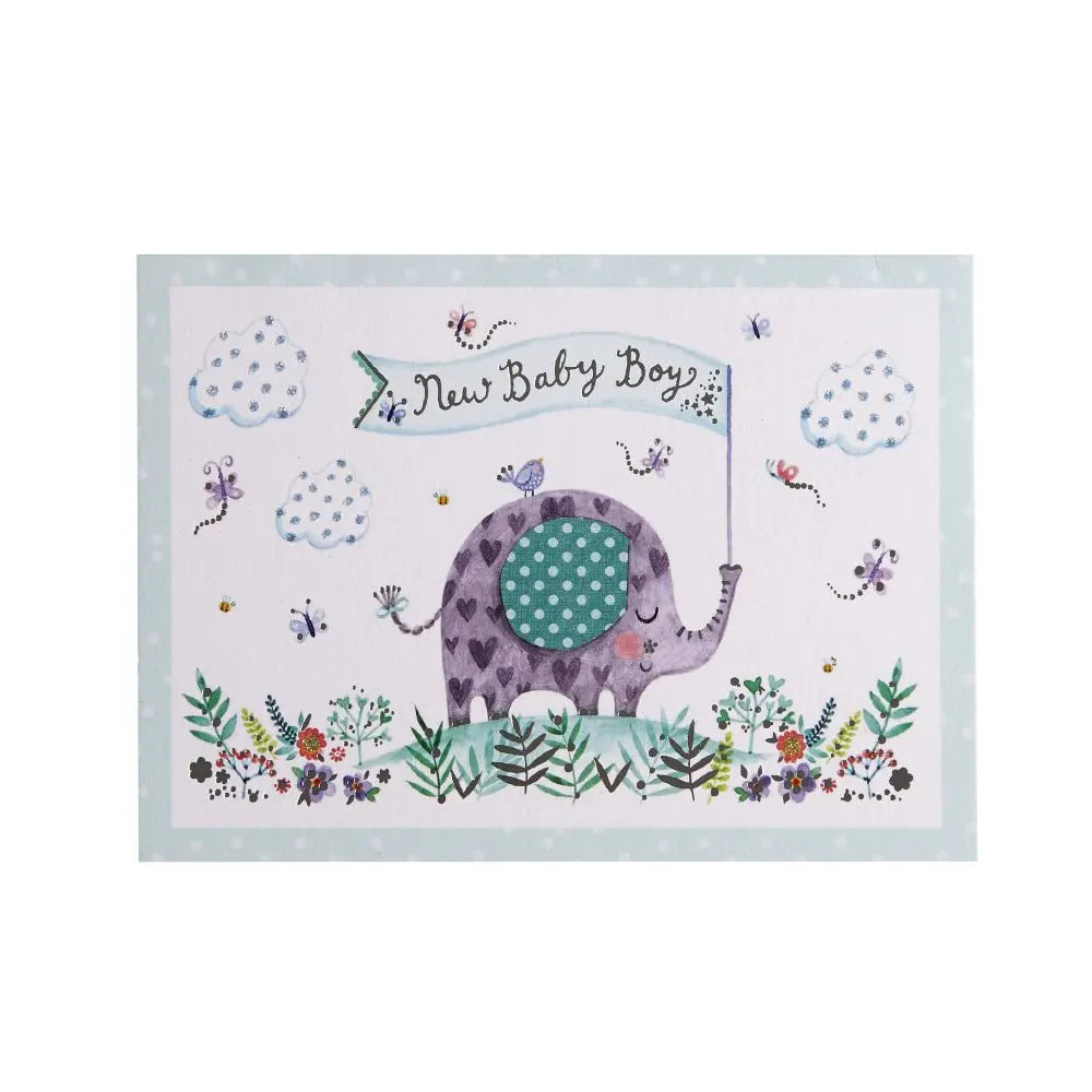 Elephant Baby Card