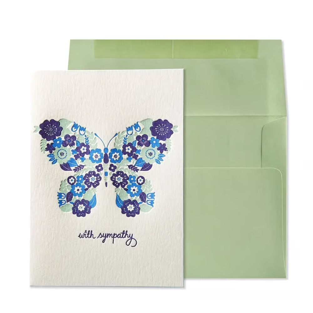 Butterfly Sympathy Card