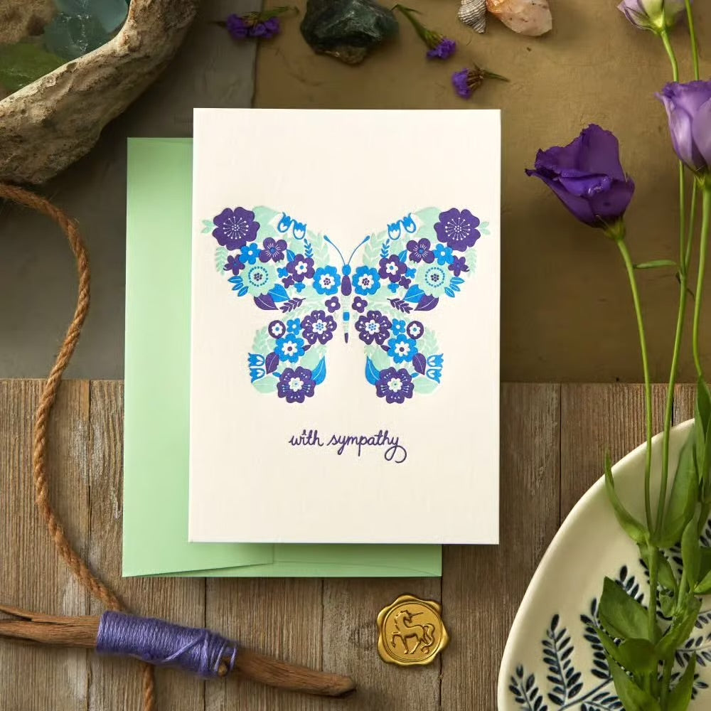 Butterfly Sympathy Card