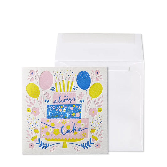 Its Always Time For Cake Birthday Card