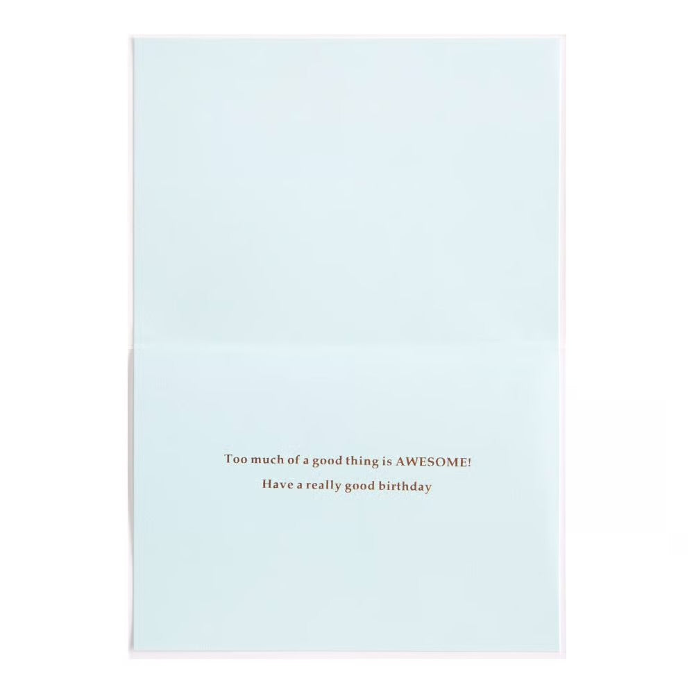 Dog On Couch Birthday Card