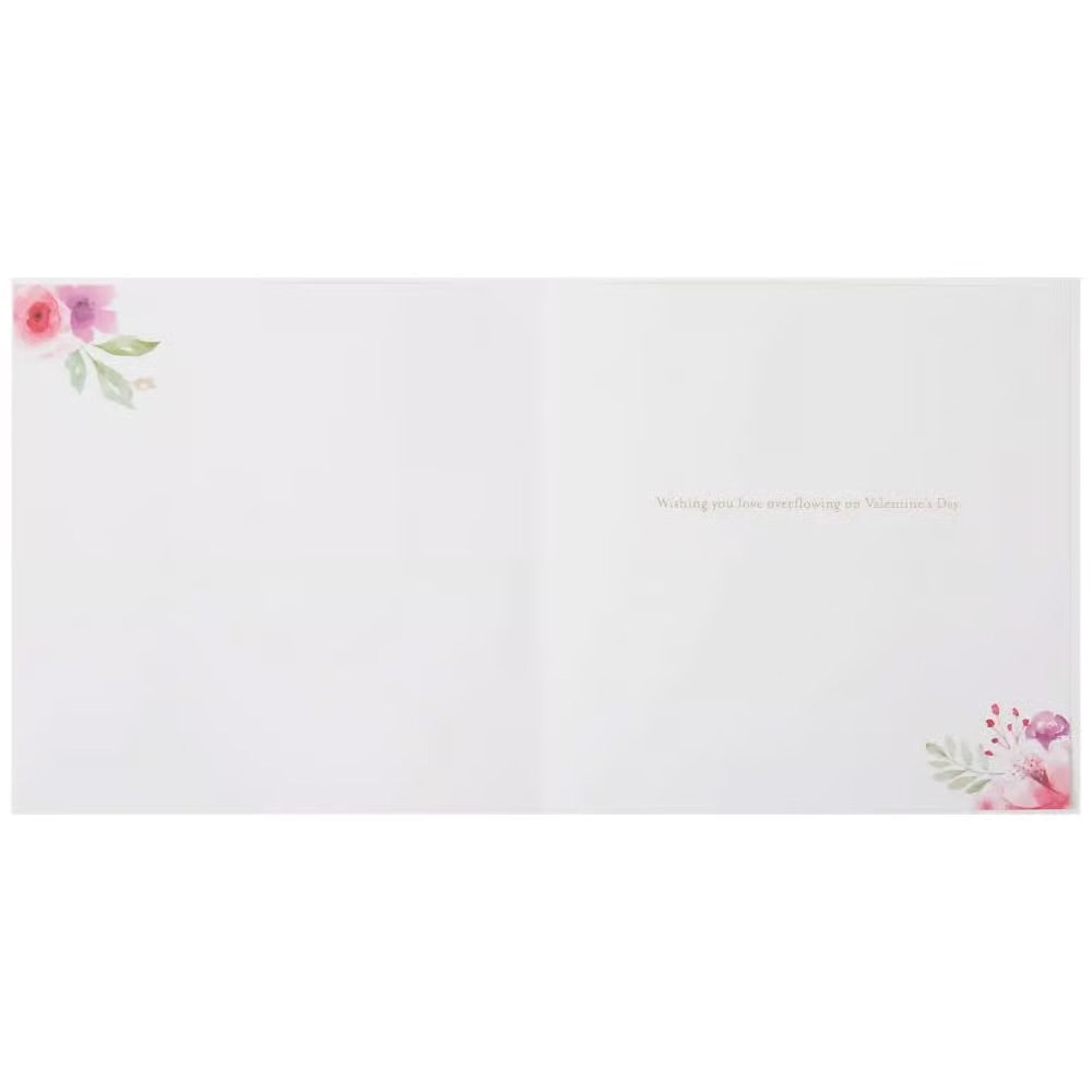 Flower Wheelbarrow Valentine Card
