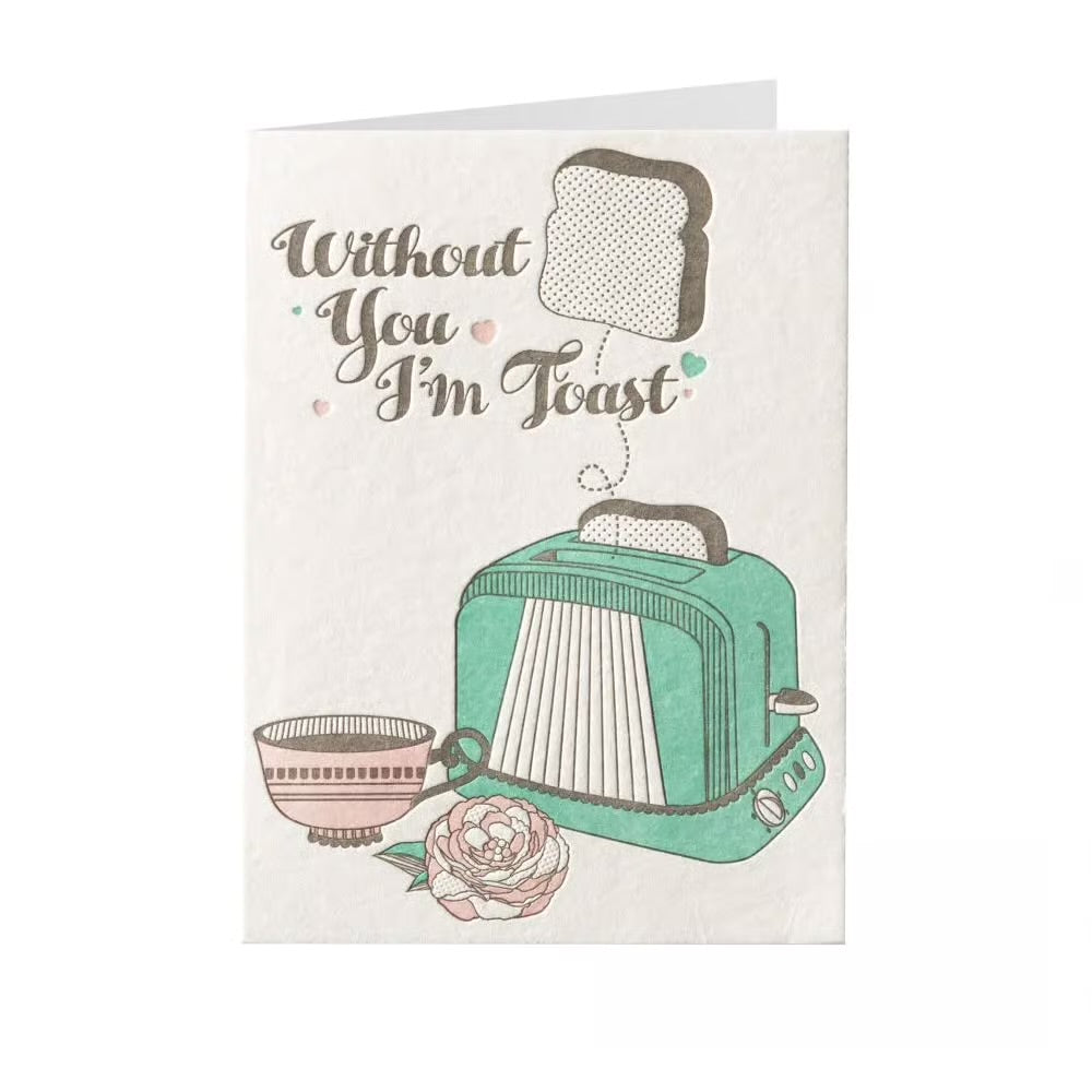 Retro Toast Valentine Card