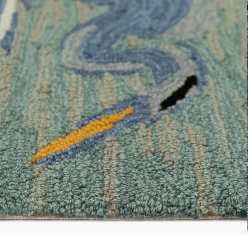 Front Porch Blue Heron Indoor/Outdoor Rug