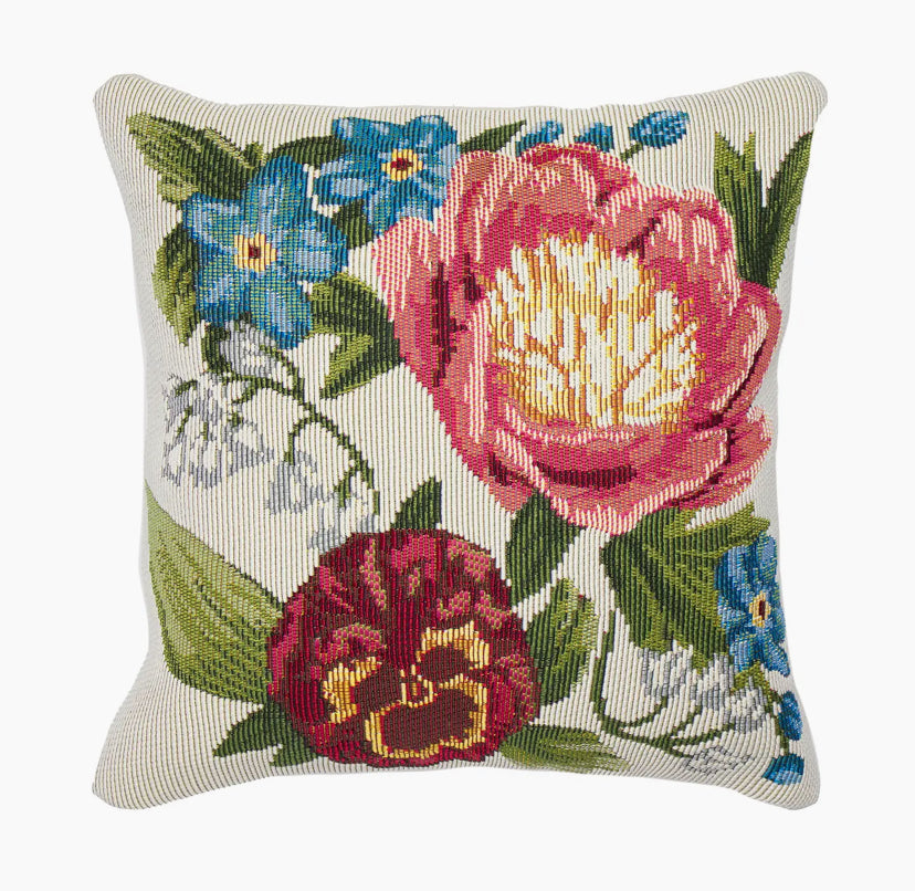 Marina Secret Garden Indoor/Outdoor Pillow