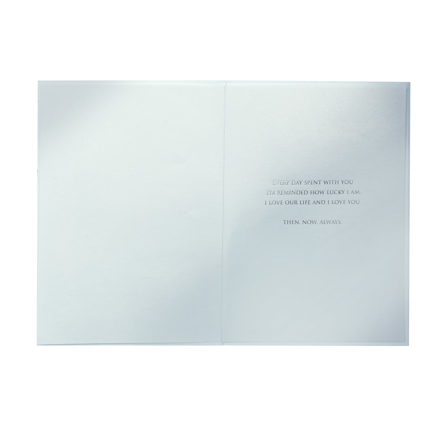 Crystal Heart & Butterflies Anniversary Card