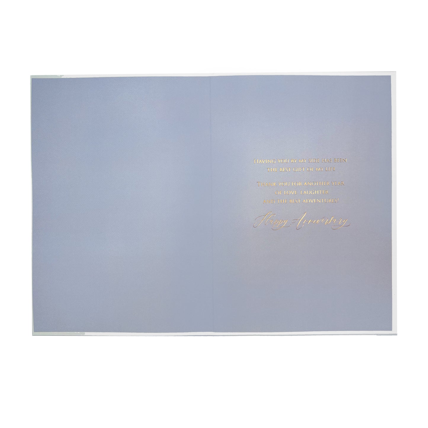 Boat Scene at Night Anniversary Card