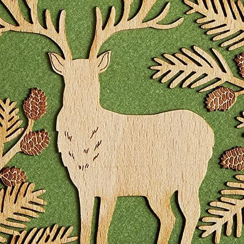 Wood Stag Birthday Card