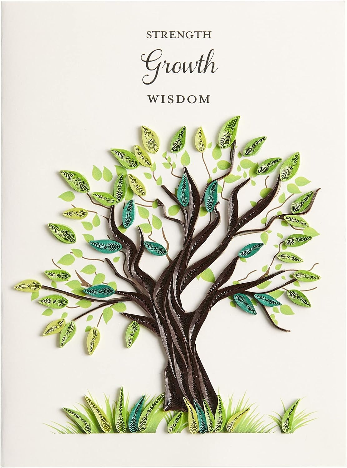 Quilled Tree Birthday Card