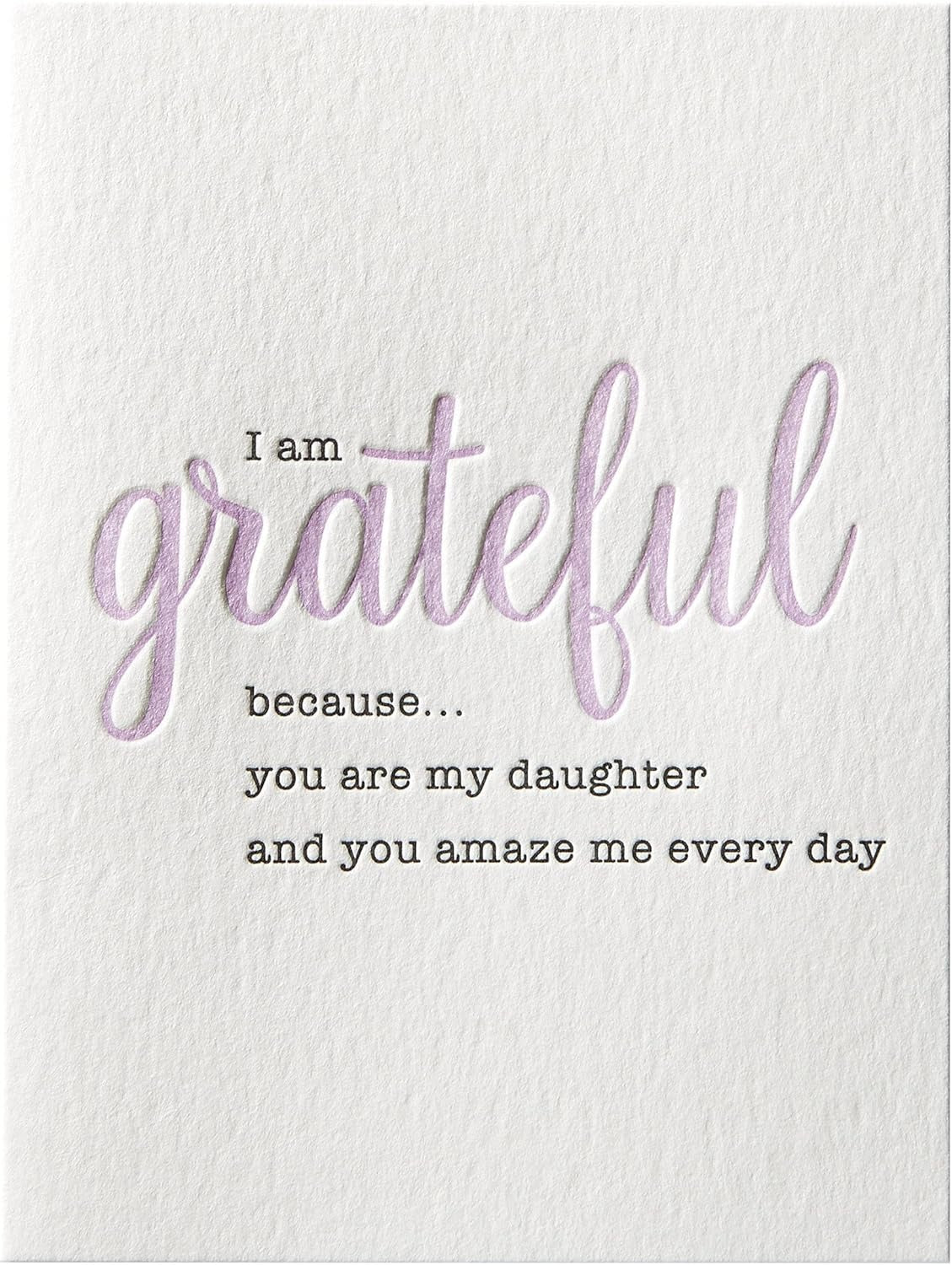 Grateful Daughter Birthday Card