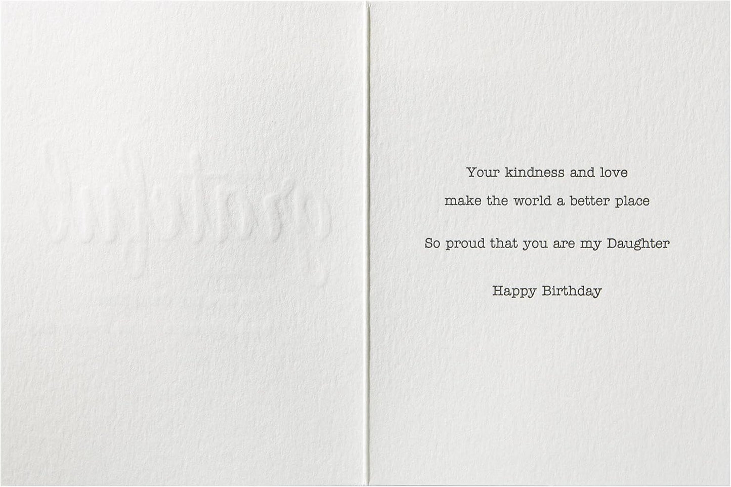 Grateful Daughter Birthday Card