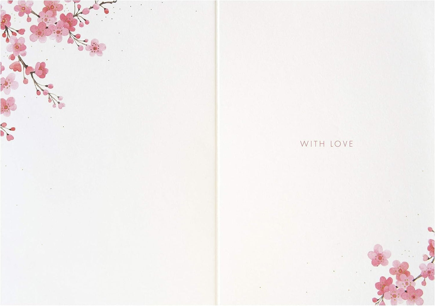 Hummingbird with Cherry Blossoms Birthday Card
