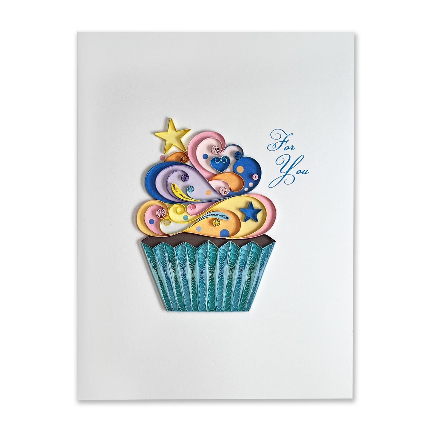 Quilled Birthday Cupcake Birthday Card