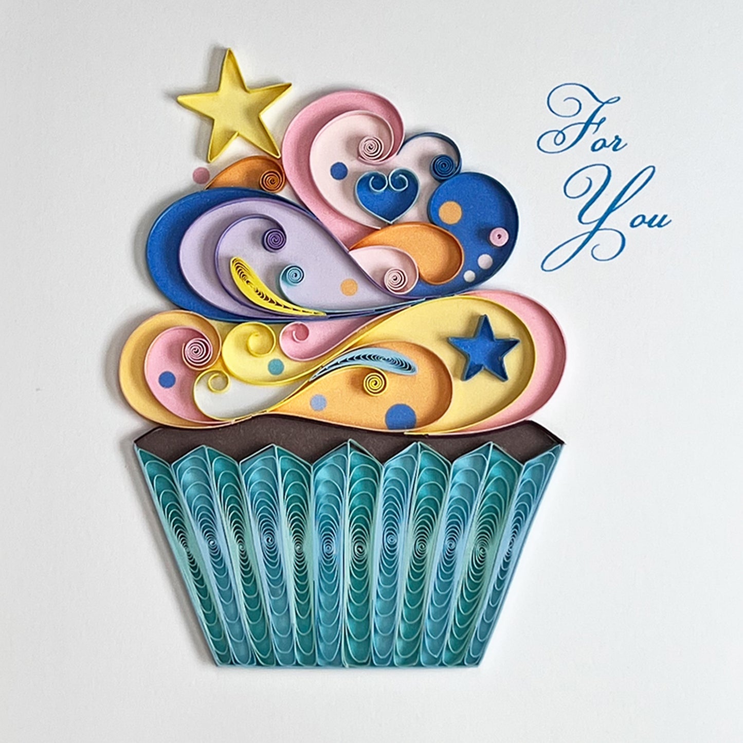 Quilled Birthday Cupcake Birthday Card