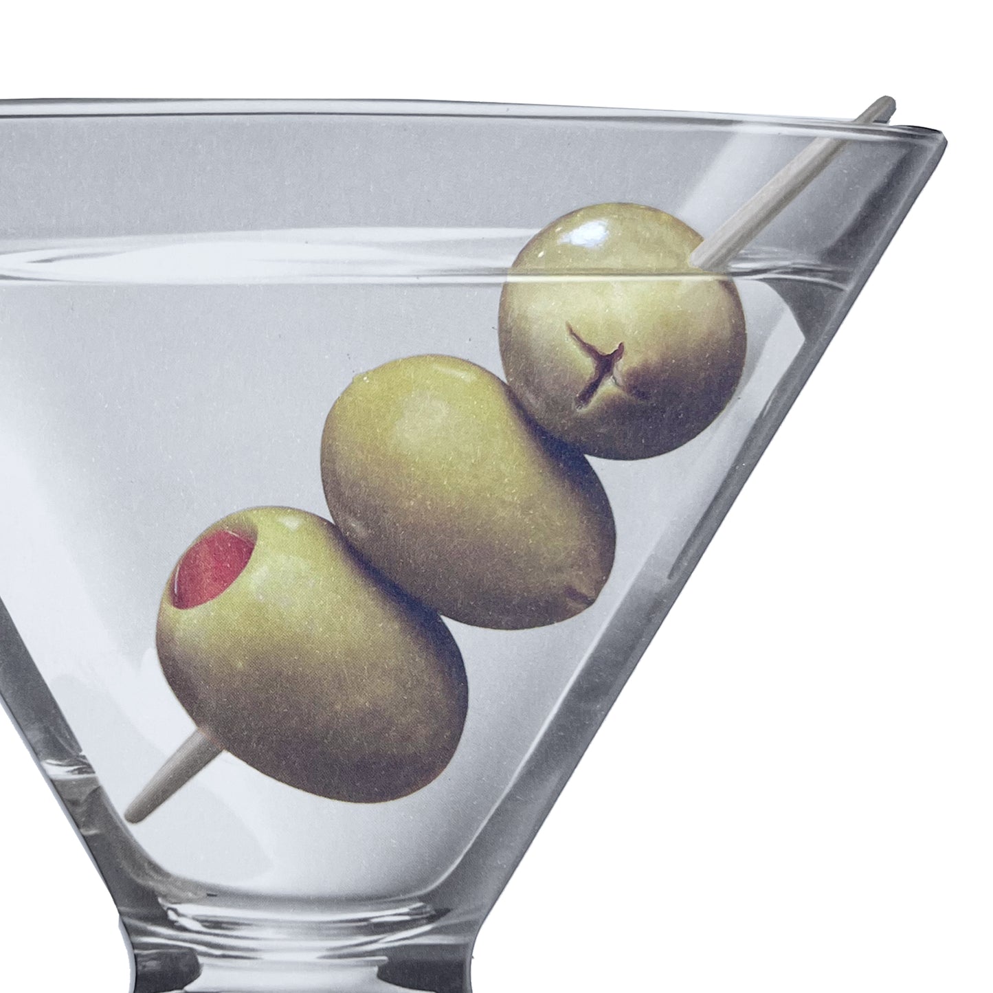 Die Cut Martini Birthday Card