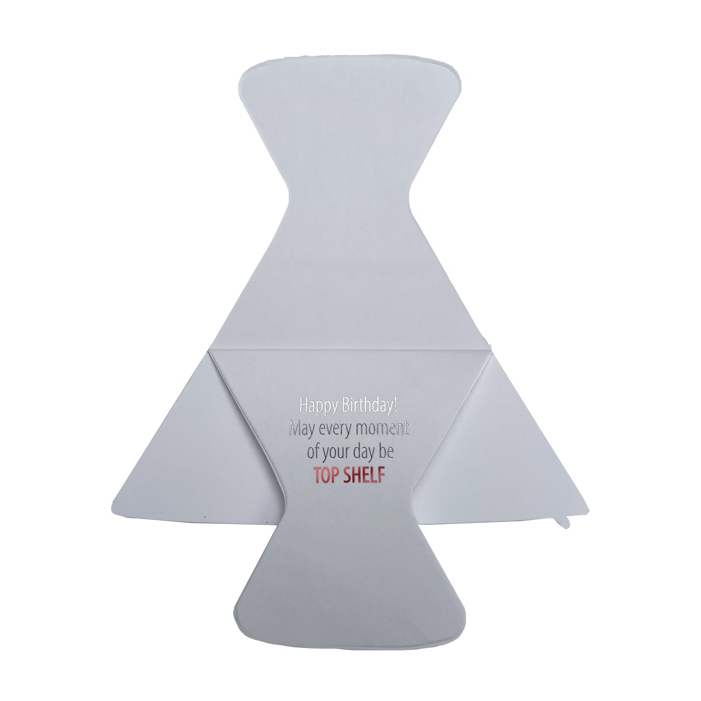 Die Cut Martini Birthday Card