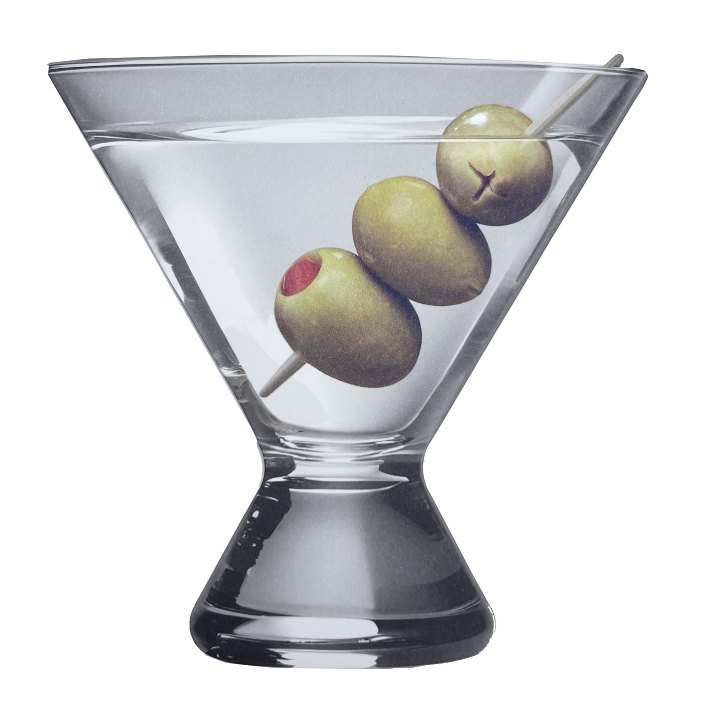 Die Cut Martini Birthday Card