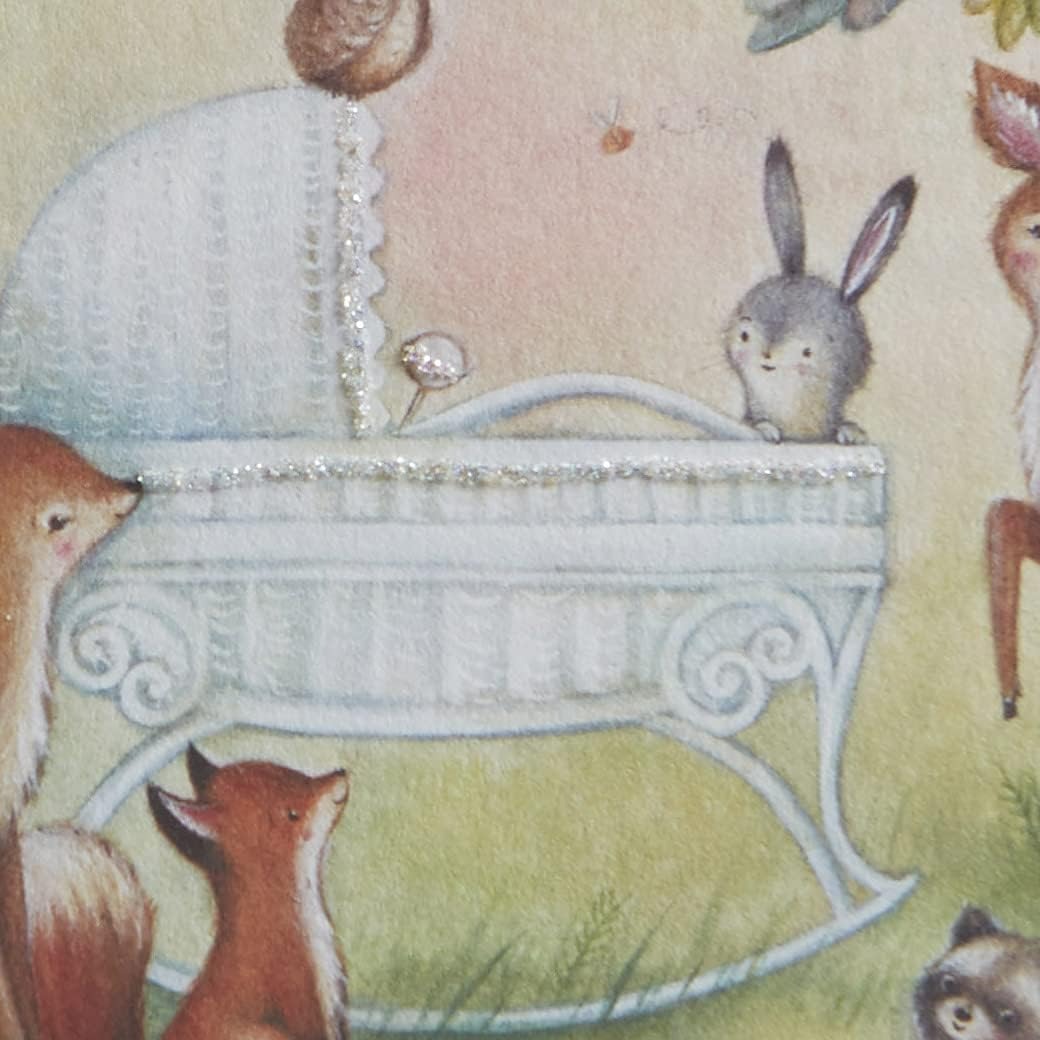 Woodland Animals New Baby Card