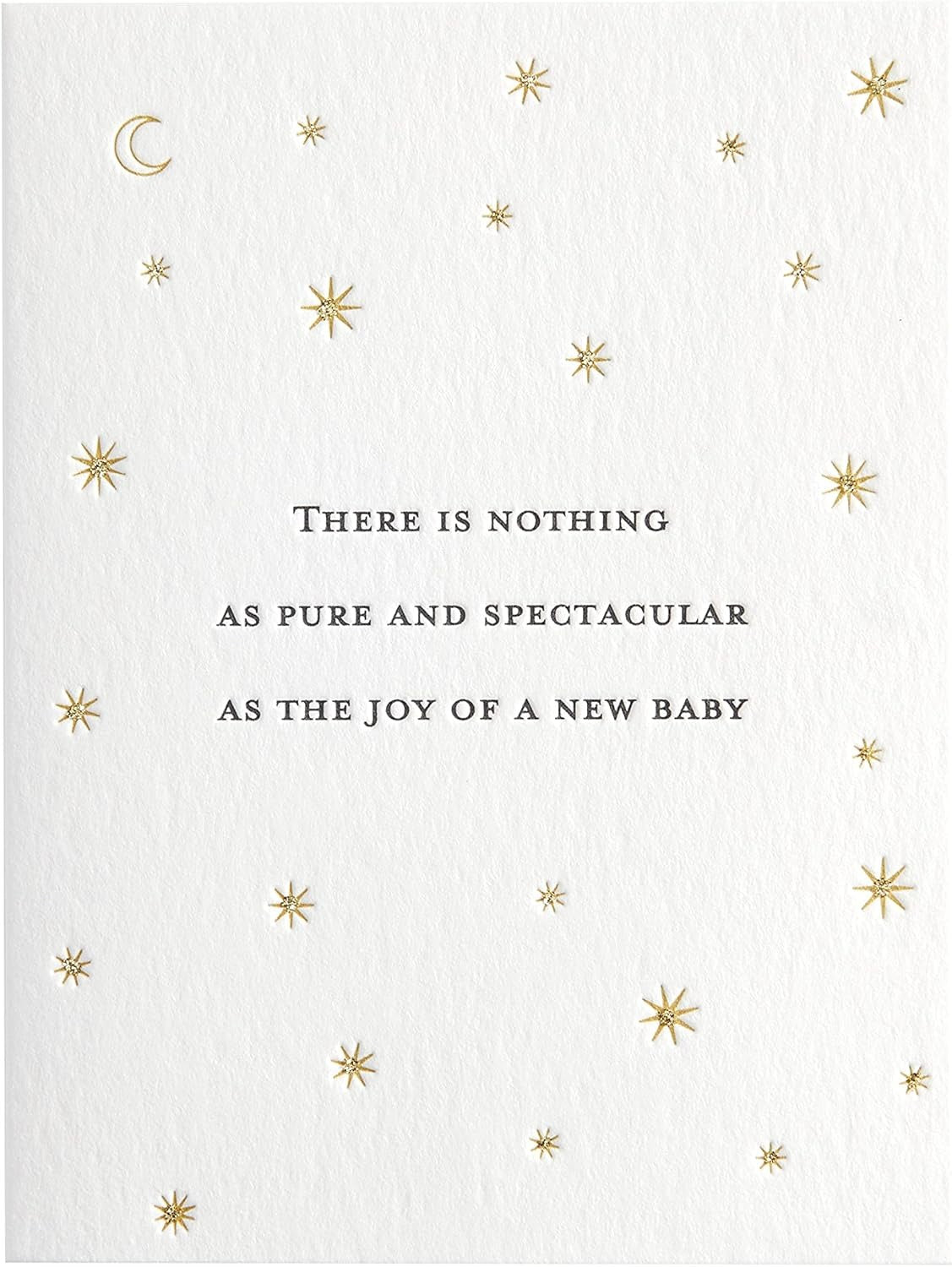 Copy Driven Letterpress Baby Card