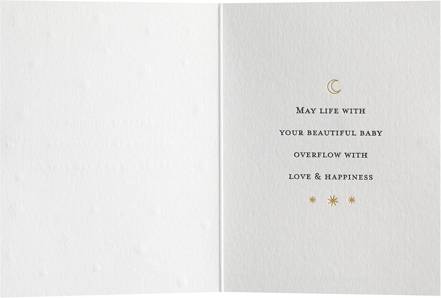 Copy Driven Letterpress Baby Card