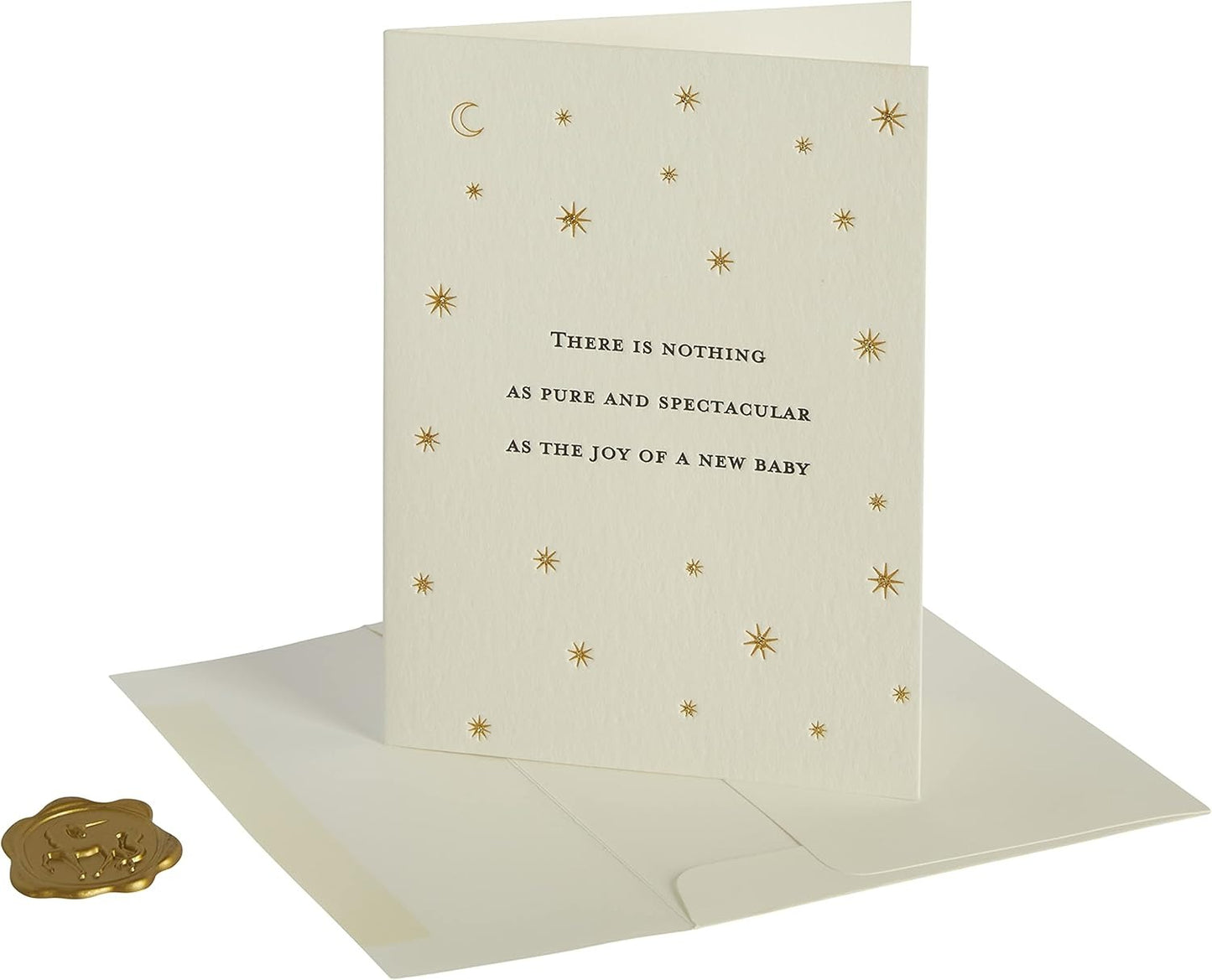 Copy Driven Letterpress Baby Card