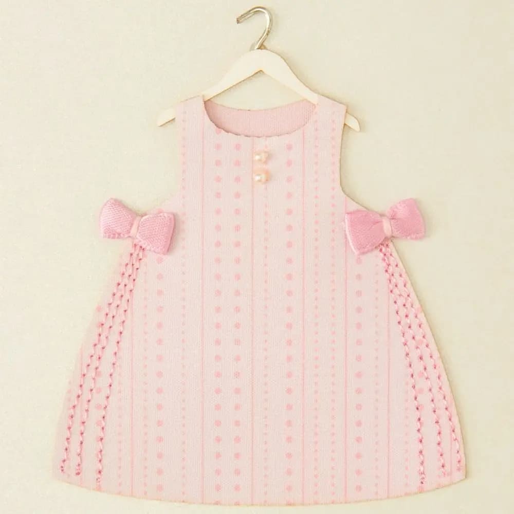 Classic Girl Outfit Congrats Baby Card