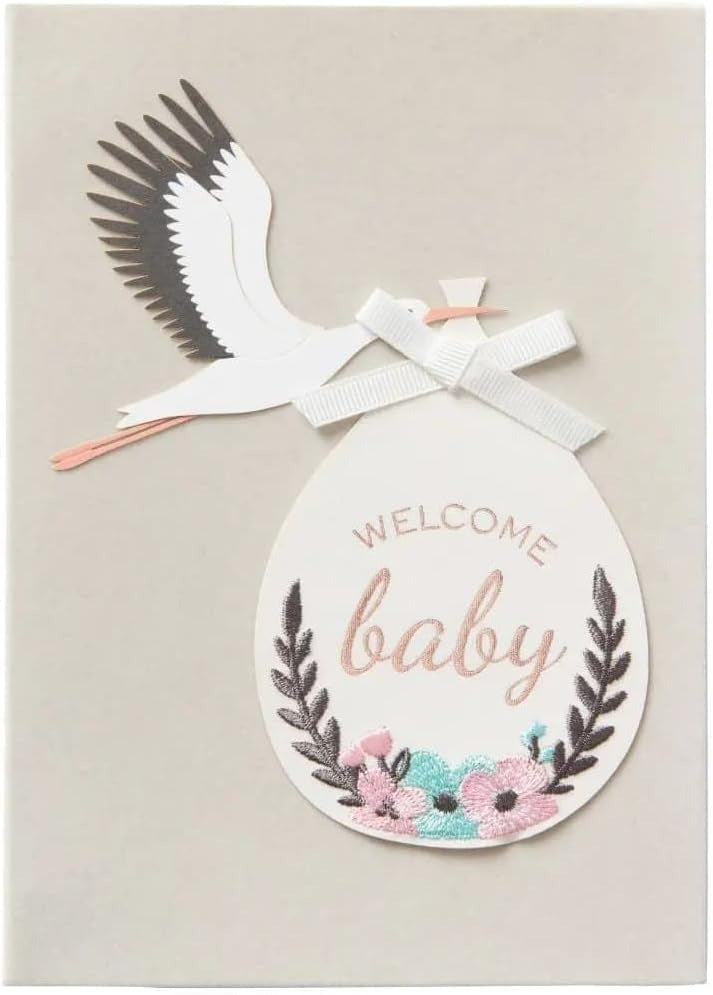 Stork And Bundle Baby Card