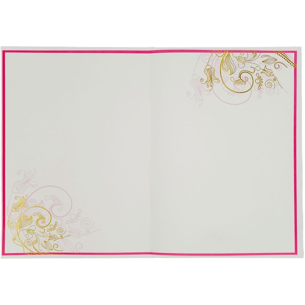 Pink Orchids Blank Card