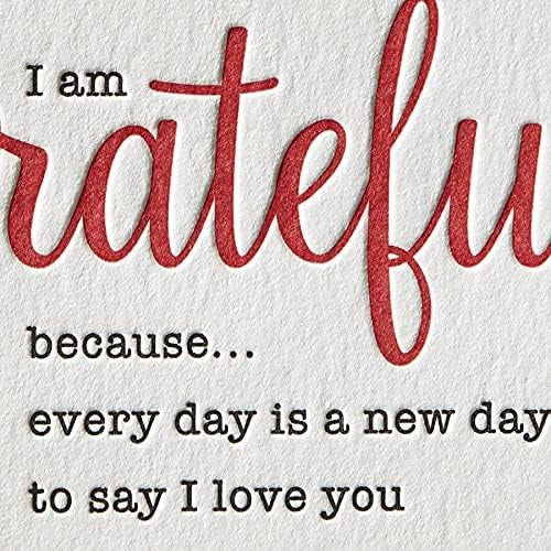 Grateful I Love You Romance Card