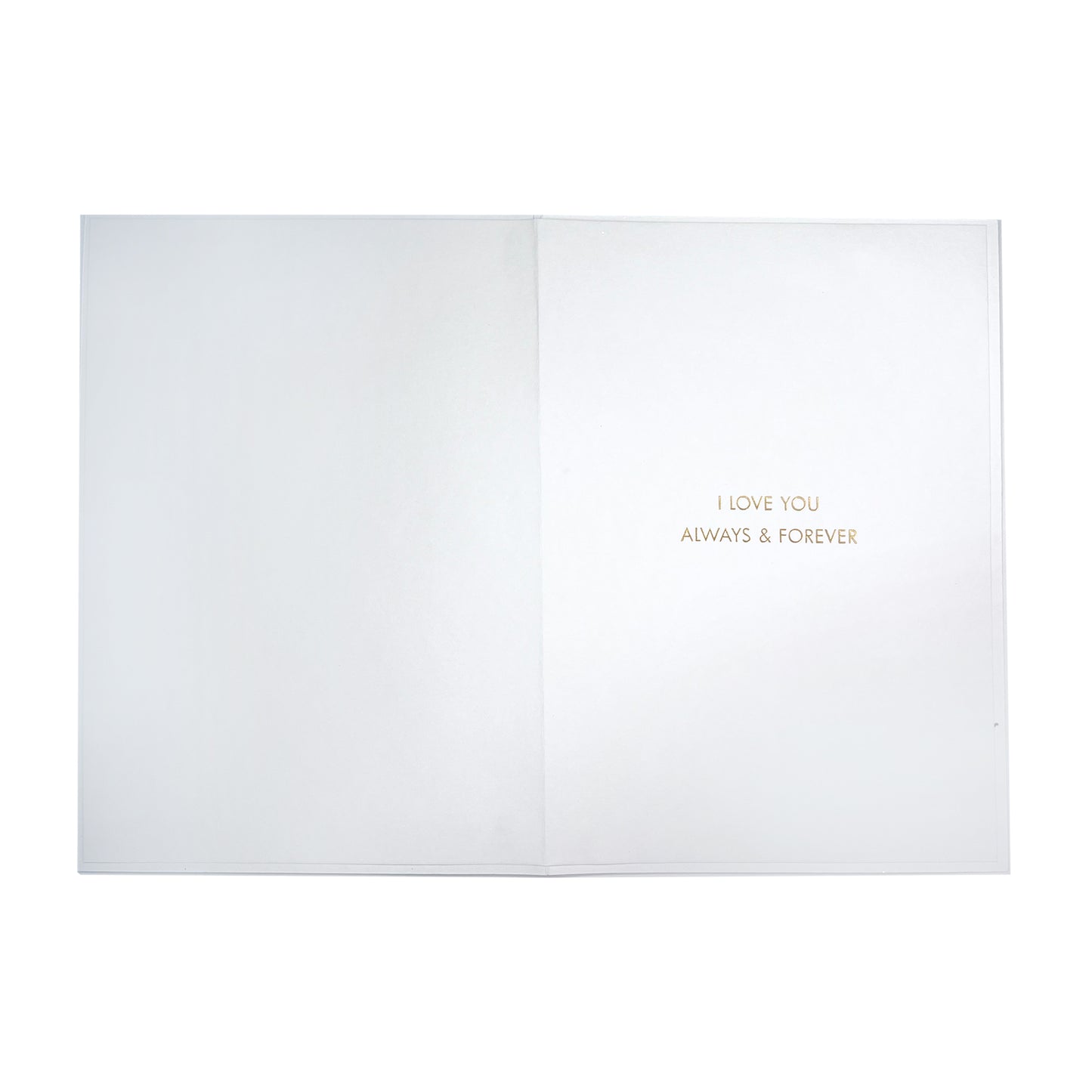 Stacked Love on Black Romance / Friendship Card