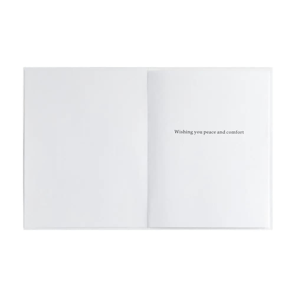 Wisteria Tree in Cloche Sympathy Card