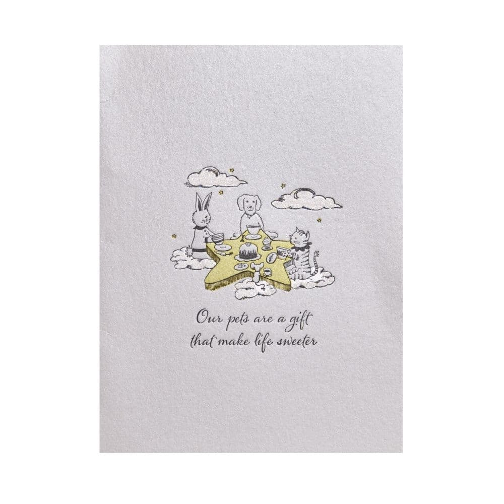 Etched Pet Sympathy Card
