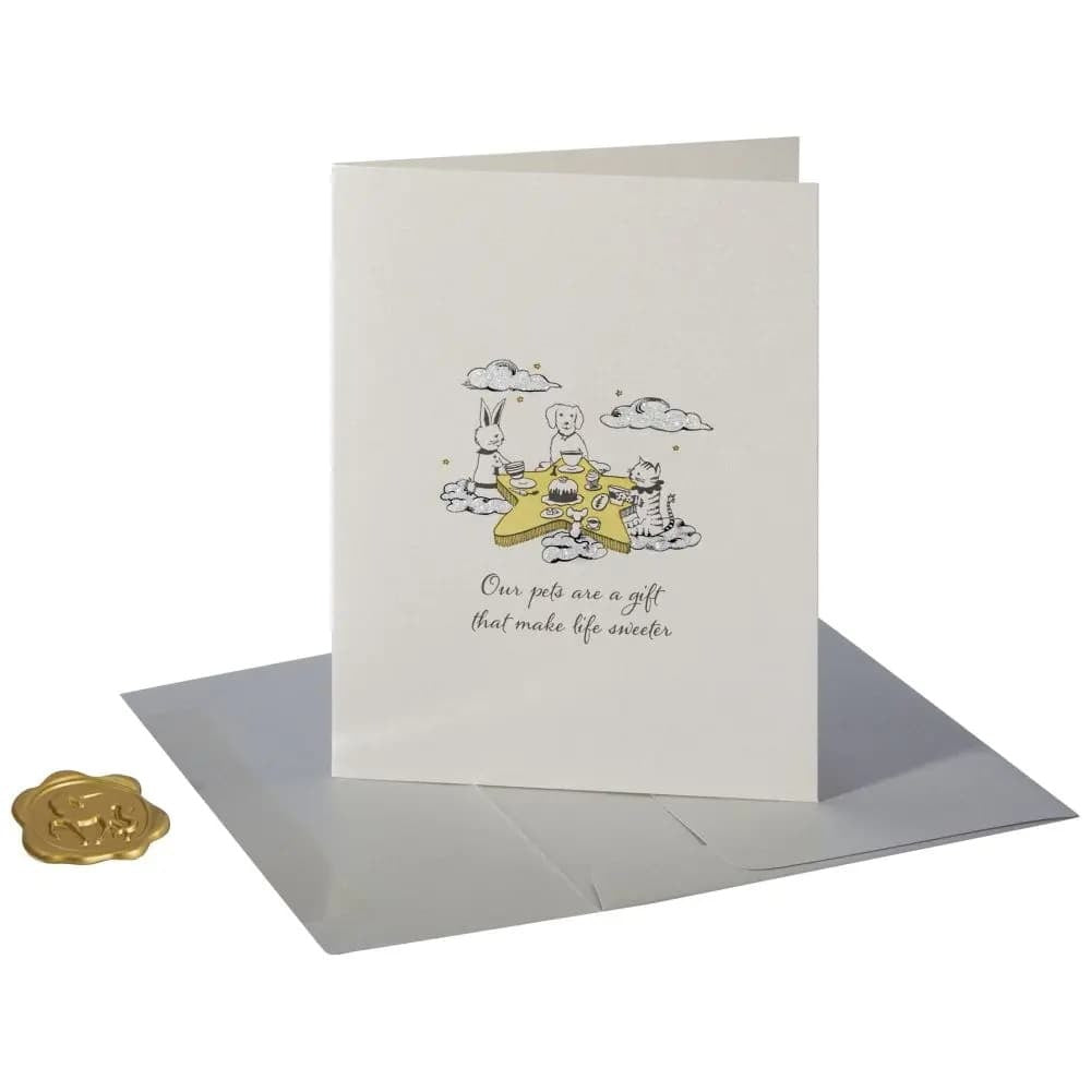 Etched Pet Sympathy Card